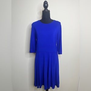 Lark & Ro 🌟excellent condition🌟 royal blue stretch fit dress